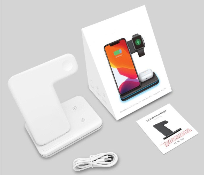 Carregador Sem Fio - Smart Hub 3 em 1
