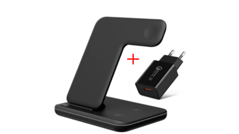 Carregador Sem Fio - Smart Hub 3 em 1