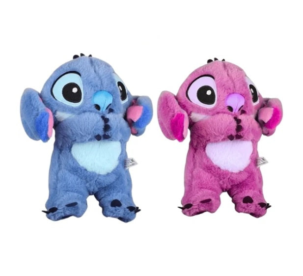 Pelúcia Stitch com Movimentos de Respiração e Sons Calmantes - Conforto e Magia